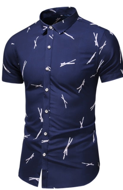 SummerCool™ Dress Shirt- Men's Printed Light Fashion Shirt