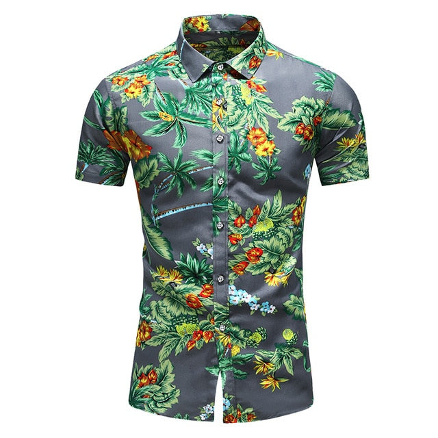 SummerCool™ Dress Shirt- Men's Printed Light Fashion Shirt