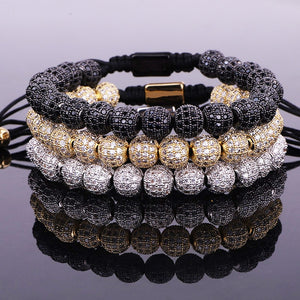 Luxury Unisex Ball Beads Woven Bracelet