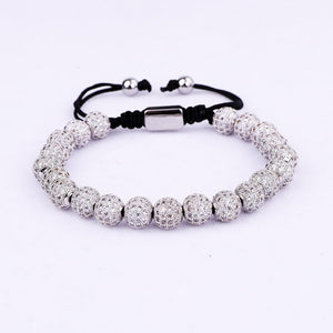 Luxury Unisex Ball Beads Woven Bracelet