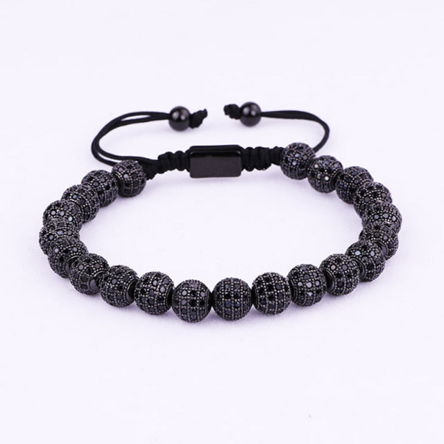 Luxury Unisex Ball Beads Woven Bracelet