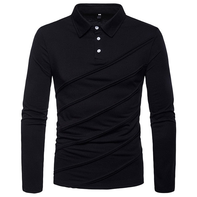 Men's Polo Long Sleeve Shirt