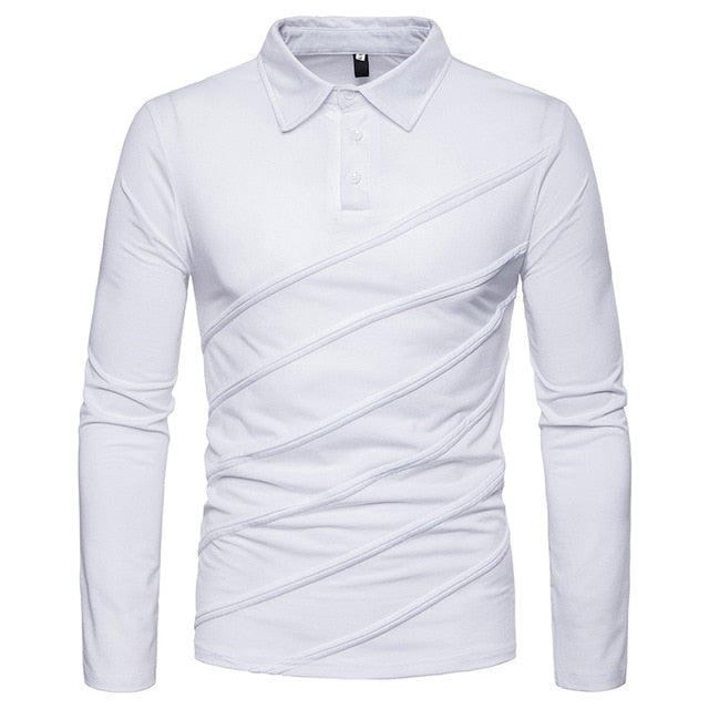 Men's Polo Long Sleeve Shirt