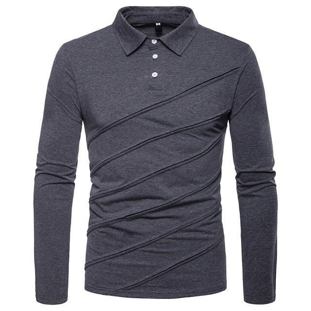 Men's Polo Long Sleeve Shirt