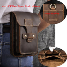 Load image into Gallery viewer, Belt Bag- Leather Waist Purse
