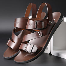 Load image into Gallery viewer, BreezeWalk™ - Men&#39;s Genuine Leather Barefoot Sandals
