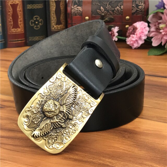 SP Cowboy Style Men leather belt