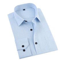 Load image into Gallery viewer, Men&#39;s Business Solid Casual Shirt
