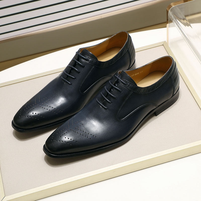 Giovanni Handmade Oxford Leather Shoe