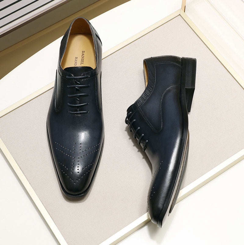 Giovanni Handmade Oxford Leather Shoe