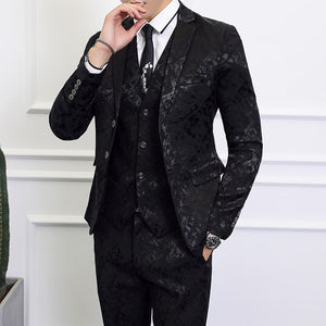 Wynston Italian Business Elegant 3 piece Suit Set