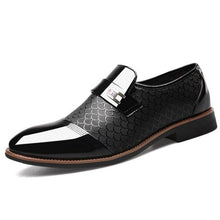 Load image into Gallery viewer, Mens Black Italian Oxford Shoe
