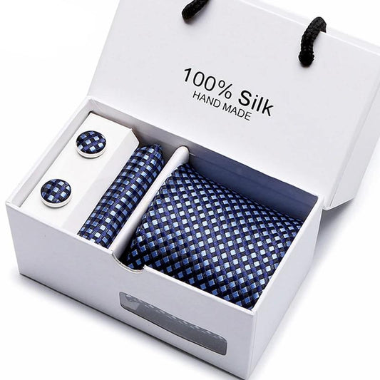 Ben Style Silk Woven Tie Set