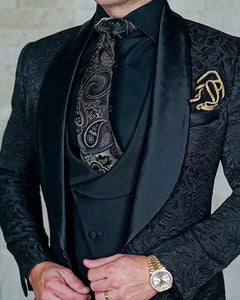 Ugo Italian Design Smoking Tuxedo Jacket 3 Piece