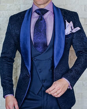 Load image into Gallery viewer, Ugo Italian Design Smoking Tuxedo Jacket 3 Piece
