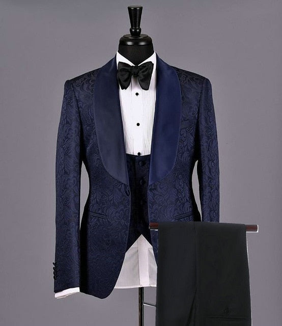 Ugo Italian Design Smoking Tuxedo Jacket 3 Piece