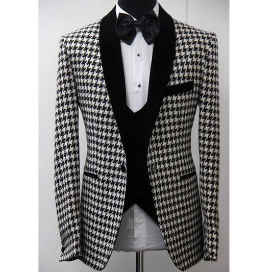 Ugo Italian Design Smoking Tuxedo Jacket 3 Piece