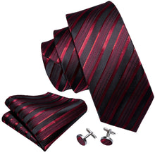 Load image into Gallery viewer, Marion Luxury 100% Silk Tie Set
