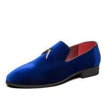 Load image into Gallery viewer, StylishSole™ - Men Velvet Flat Loafers
