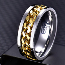 Load image into Gallery viewer, Dylan Steel rotatable men ring
