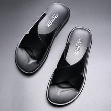 Load image into Gallery viewer, RivieraRoamer™ -  Men&#39;s Italian Leather Luxury Sandals
