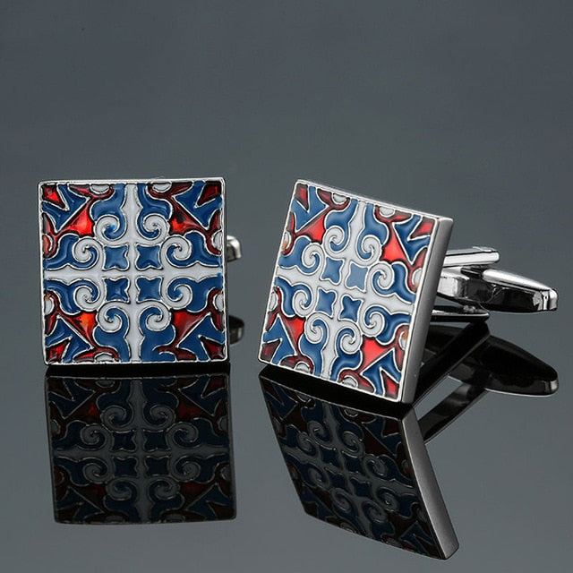 Mario Different Variants Metal Fashion Cufflinks