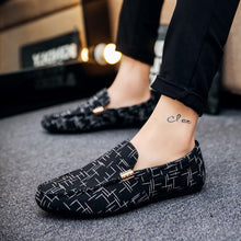 Load image into Gallery viewer, Men Suede Leather Slip On Moccasins Shoes
