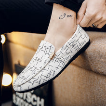 Load image into Gallery viewer, Men Suede Leather Slip On Moccasins Shoes
