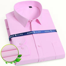 Load image into Gallery viewer, Basic Dress Shirt Single Patch Pocket Formal Business Shirt
