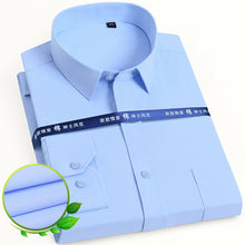 Load image into Gallery viewer, Basic Dress Shirt Single Patch Pocket Formal Business Shirt
