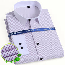 Load image into Gallery viewer, Basic Dress Shirt Single Patch Pocket Formal Business Shirt
