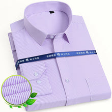 Load image into Gallery viewer, Basic Dress Shirt Single Patch Pocket Formal Business Shirt
