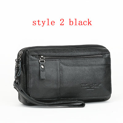 Men's Genuine Leather Clutch Bag