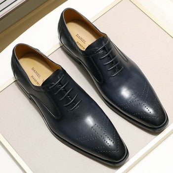 Giovanni Handmade Oxford Leather Shoe