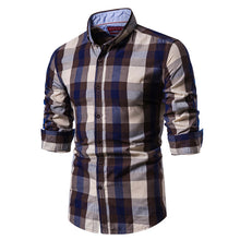 Load image into Gallery viewer, Men&#39;s 100% Cotton Plaid Checked Shirt
