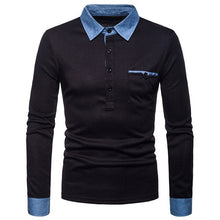 Load image into Gallery viewer, Men&#39;s Casual Long Sleeve Polo Shirt
