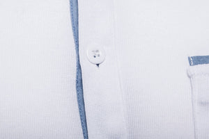 Men's Casual Long Sleeve Polo Shirt