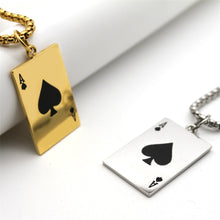 Load image into Gallery viewer, Armani Lucky Ace Pendant Necklace
