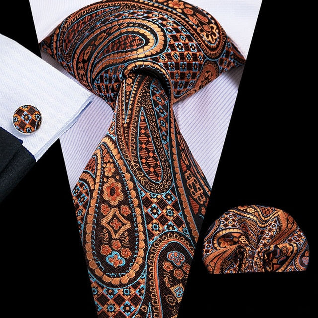 Erik Luxury Silk Men's Tie Set