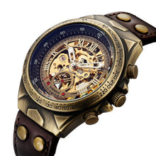 Load image into Gallery viewer, Automatic Steampunk Skeleton Vintage Wristwatch

