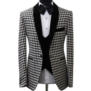 Elegant Business Mens Suit Blazer Jacket