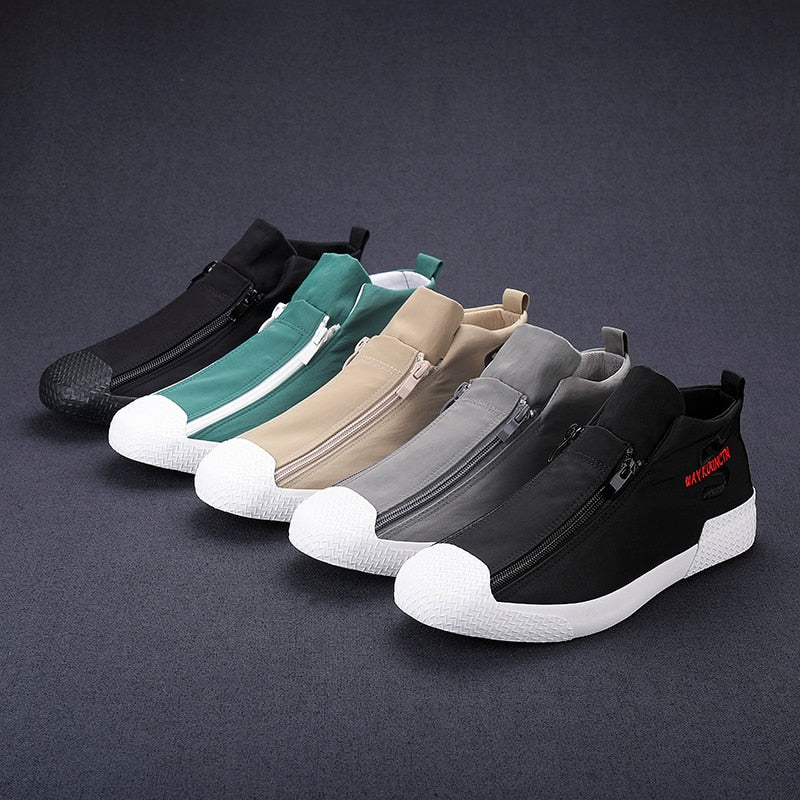 Men Anti Slip Casual Canvas Shoes Breathable Footwear