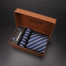 Load image into Gallery viewer, Nick Elegant Silk 4 Piece Suit Accessory Set
