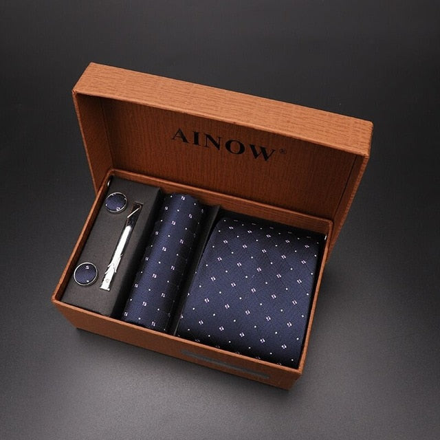 Nick Elegant Silk 4 Piece Suit Accessory Set