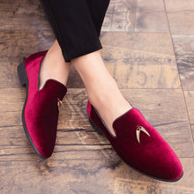 Load image into Gallery viewer, StylishSole™ - Men Velvet Flat Loafers
