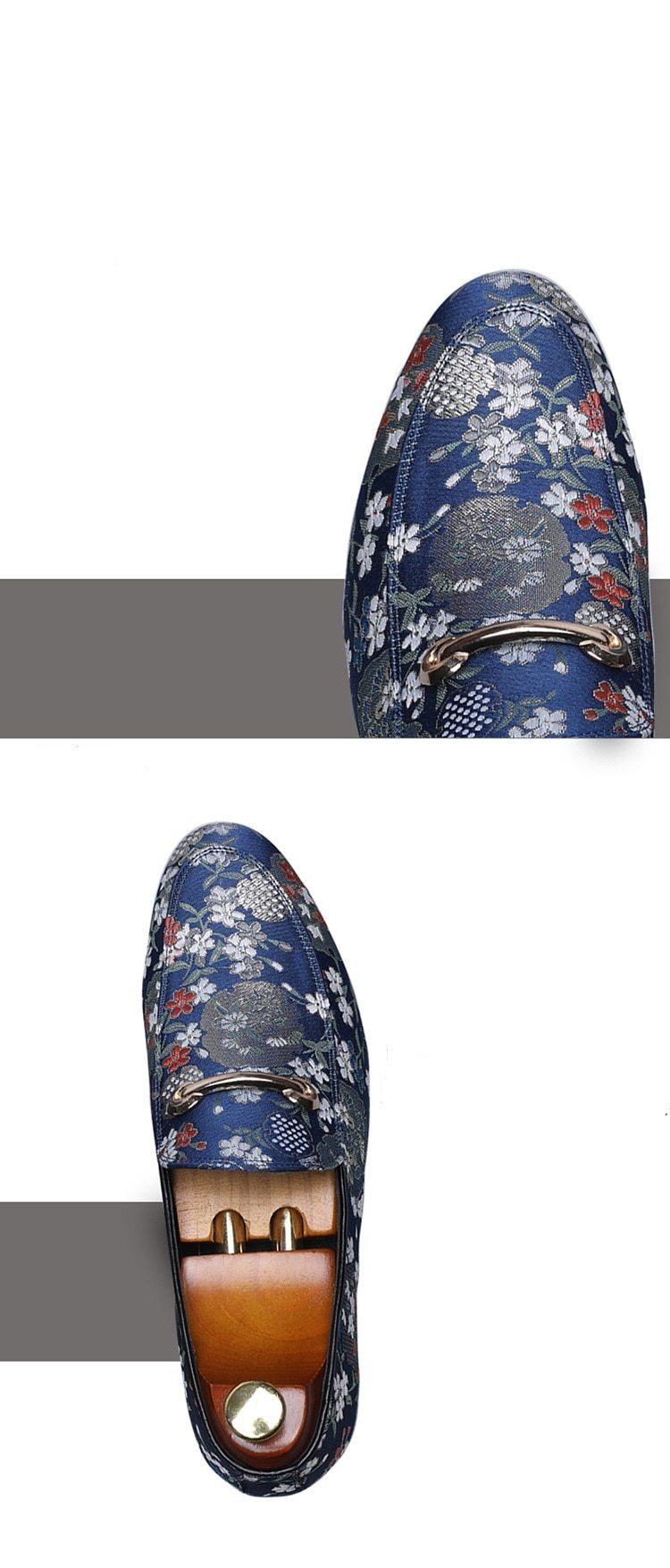 Men Casual Embroider Elegant Fashion Flats Shoes