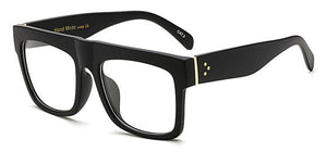 Men Flat Top Super-square Sunglasses