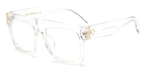 Men Flat Top Super-square Sunglasses