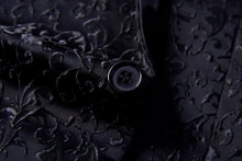 Load image into Gallery viewer, Watts Elegant 2 Piece Black Suit Set
