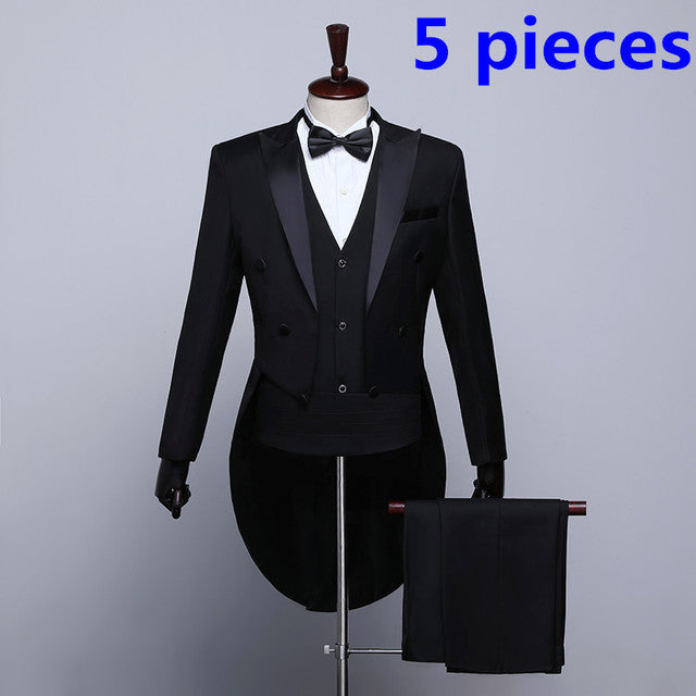 Male Classic Tailcoat Tuxedo Suits